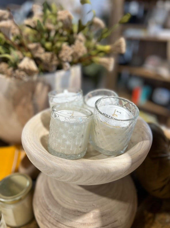 Dotted Glass Votive