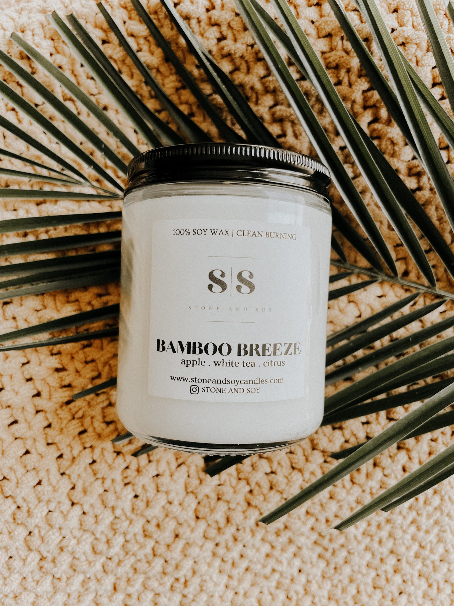 Bamboo Breeze - Clear Glass Jar